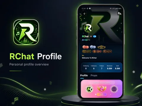 RChat profile interface